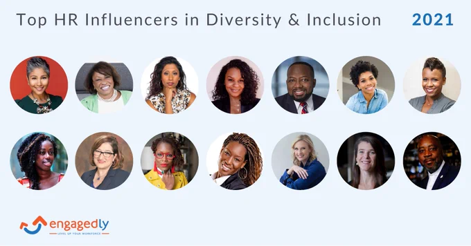 Engagedly Top HR Influencers In Diversity & Inclusion 2021