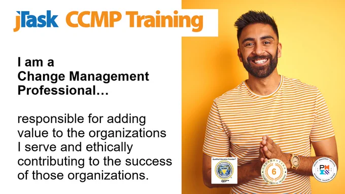 I am a Change Management Professional responsible for adding value to the organizations I serve and ethically contributing to the success of those organizations.
