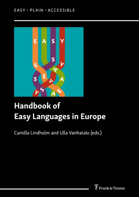Book cover: Handbook of Easy Languages in Europe. FRank & Timme.