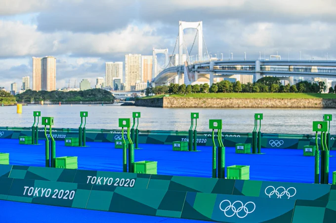 Tokyo 2020 Olympic Triathlon: transition
