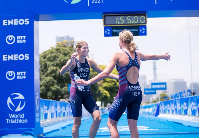Facebook Live event cover photo of Olympians in ROKA gear
