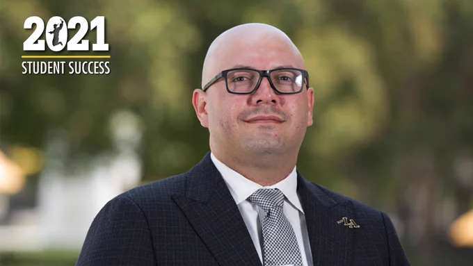 Joel Ramirez headshot, 2021 Student Success