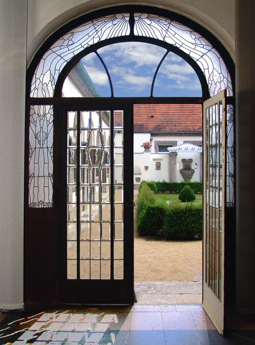 Schmuckhof Badehaus 5 Sprudelhof Bad Nauheim
#Jugendstil #artnouveau #WindowTuesday