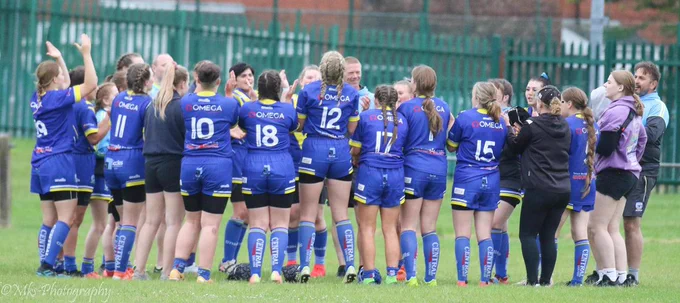 One of our Warrington Wolves Girls Teams