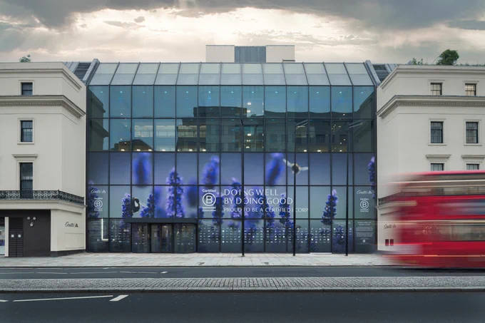 Coutts 440 Strand B Corp window display