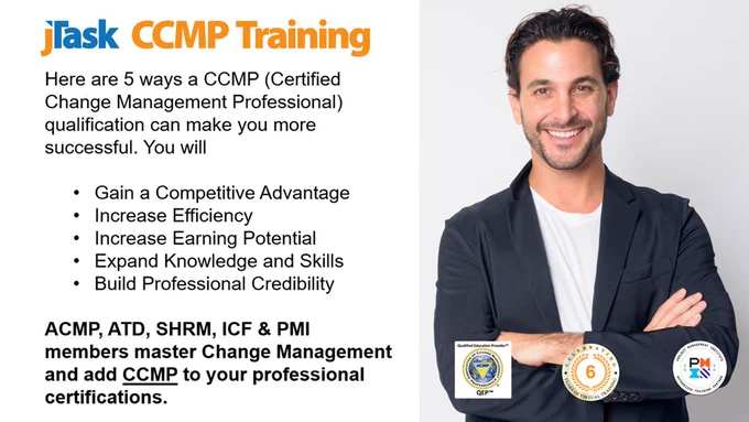 ACMP, ATD, SHRM, ICF & PMI members master Change Management and add CCMP to your professional certifications.
