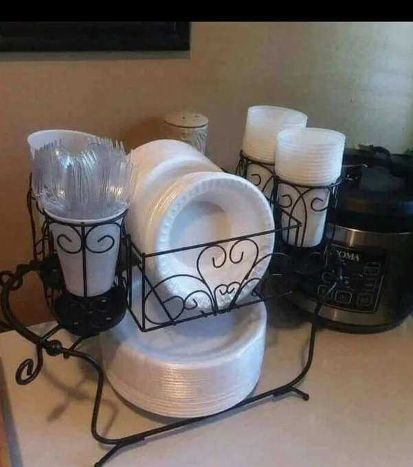 Plastic utensils.
