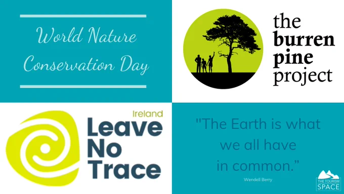 World Nature Conservation Day 2021 Leave No Trace and Burren Pine Project