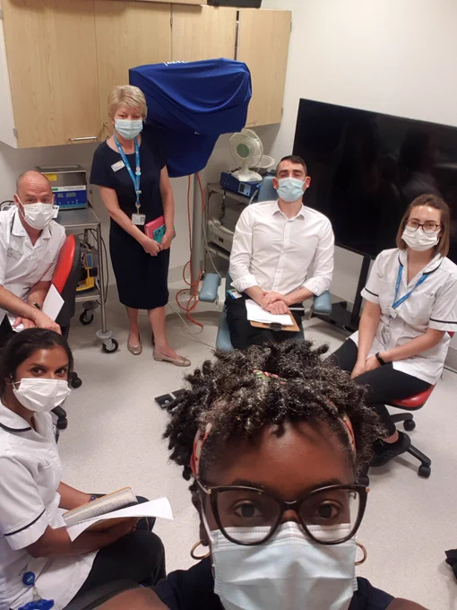 Lead Healthcare Scientists at BHRUT visit the audiology team at BHRUT