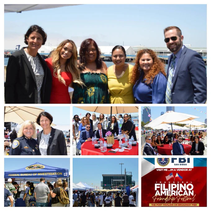 collage of photos from the  Inaugural Filipino American Friendship Festival on Saturday, July 31, 2021.