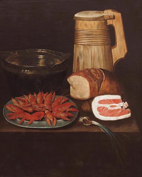 Philips Angel, Still Life with Crayfish, c1640–80, Bredius Museum