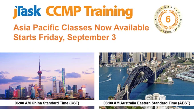 Asia Pacific Classes Now Available Starts Friday, September 3