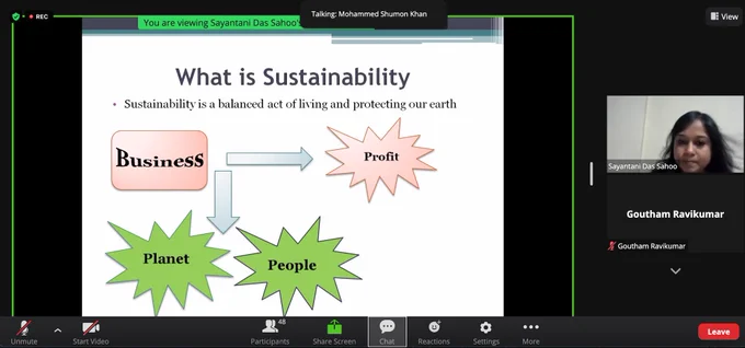 Conducted another  webinar  on Sustainability and Business Performance through Sedex Solutions for our Bangladesh audience. People from various organisations attended this exciting session and found it to be fruitful and informative! Speaker for the day was Ms. Sayantani Das Sahoo, a Fair Trade, Social Responsibility & Sustainability Management professional with 15 years of experience in managing and consulting various CSR and other projects. Overall response received from the participants was Very Good!

#webinar #onlinewebinar #corporatetraining #onlinecorporatetraining #iisd #infimindcorporatetrainingprogramme #sustainability #businessperformance #sedex #infimindtrainingprogrammeontimemanagement #businesssustainability

to know more about what we, please visit us at: www.infimindconsultants.com | www.infimindinstitute.com 

Please contact us for more updates regarding our upcoming webinars/training programmes: 

Ph:  91 88844 49629 |  91 73378 84423 
Email: info@infimindinstitute.co