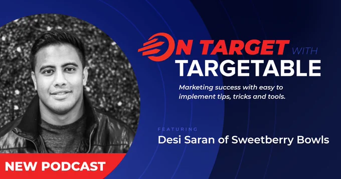 Promo image featuring Desi Saran of Sweetberry Bowls
