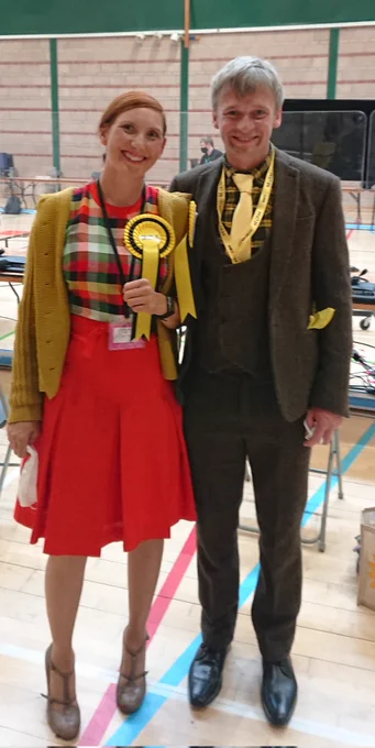 Sarah-Jane and Myself at the count