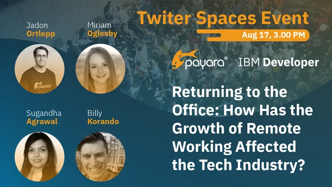Twitter Spaces Event: Returning to the Office social tile 