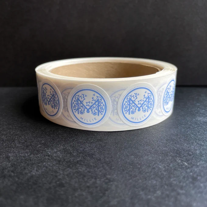 Roll Labels for The Mille Marketplace.