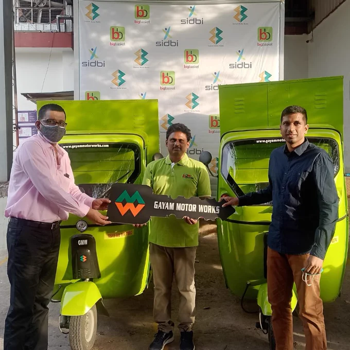 GMW's First Customer in COVID Warrior Scheme by SIDBI and BigBasket