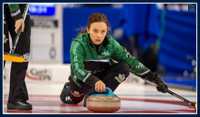 Megan Balsdon curling