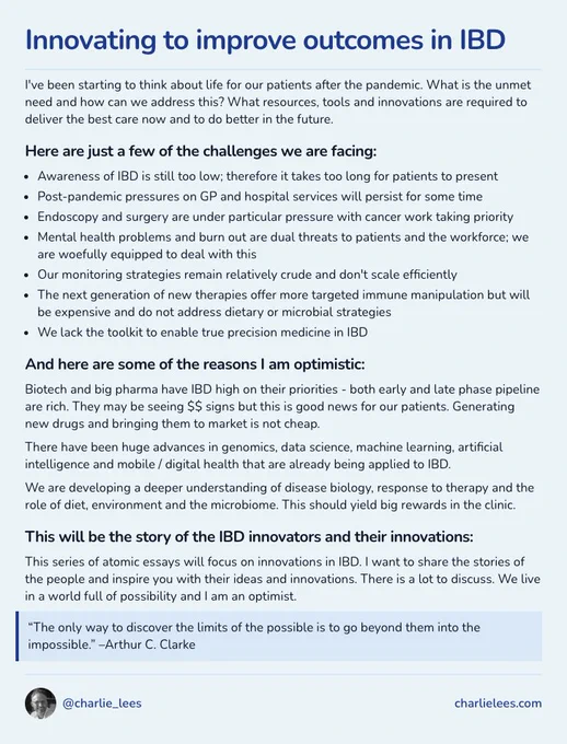 Innovating to improve outcomes in IBD