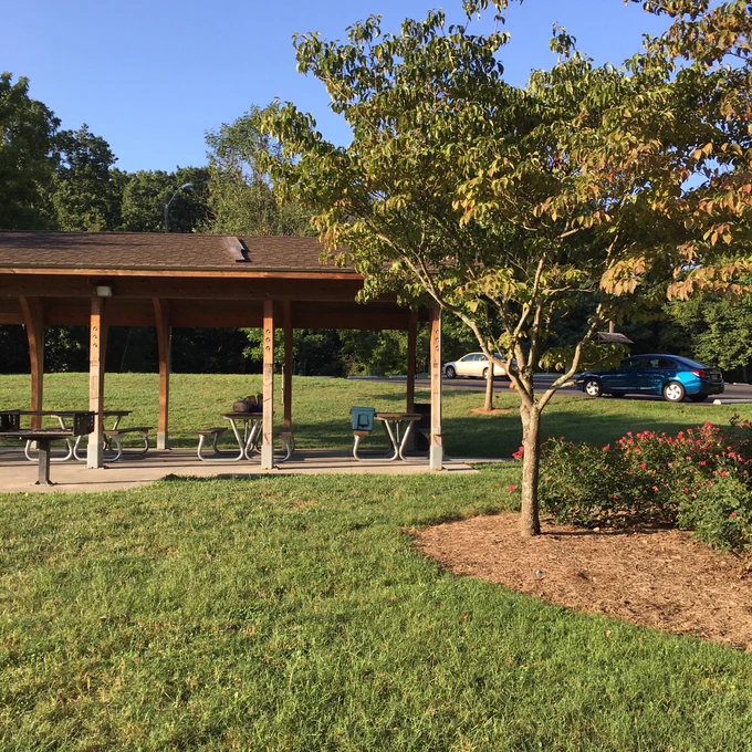 Picnic shelter at Fishburn Park Roanoke Virginia