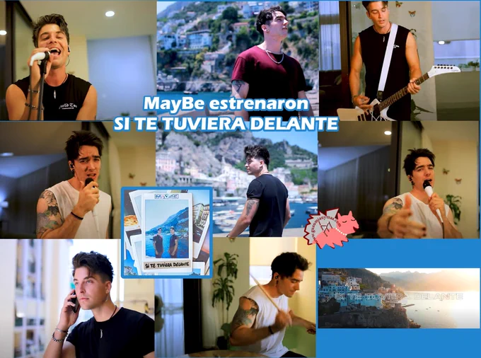 MayBe @MayBe__Musica (@Alex__MayBe y @Dario__MayBe )  lanzan SI TE TUVIERA DELANTE . Este temazo ya está disponible en plataformas digitales , ¡¡no te lo pierdas!!    https://www.guaumiauymas.com/maybelanzasitetuvieradelante.htm