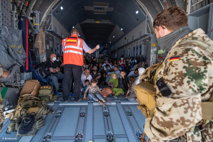 Evakuierungsflug der Bundeswehr