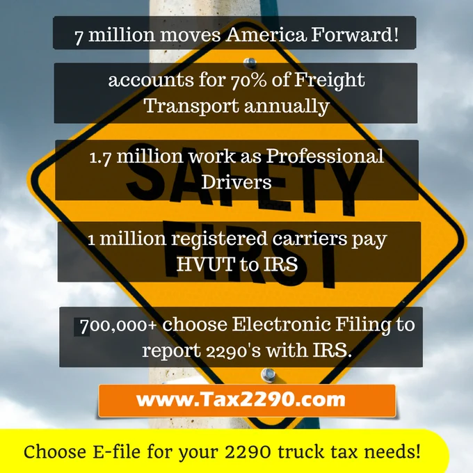 Heavy Truck Tax Form 2290 online for 2021 is now Due and August 31, 2021 is the deadline. Use Tax2290.com to renew it online in just minutes.