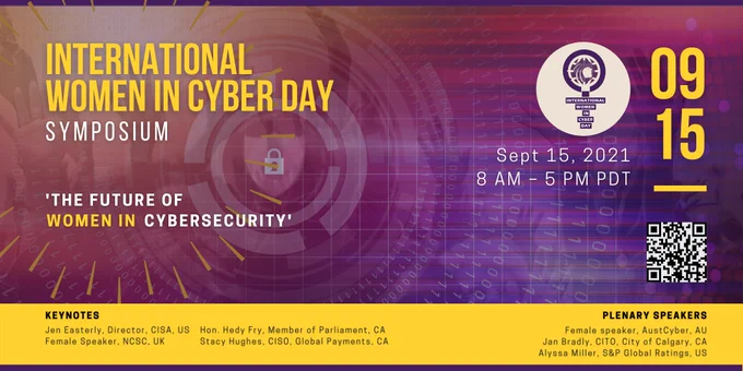 International Women in Cyber Day Symposium 2021 #TipTheScale #womenincyberday #IWCD2021