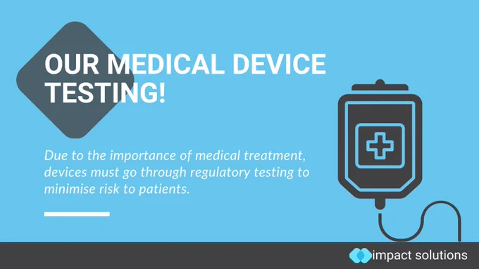 #ImpactSolutions test an assortment of medical devices to ensure they provide adequate medical protection. 

By constantly collaborating with the NHS in several #MedicalDeviceTesting, we are able to develop safe and cost-efficient products.

#Medicaldevices