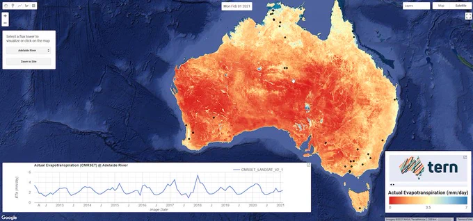These world-leading satellite-derived data promote accurate water balance modelling for any catchment or groundwater system in Australia
