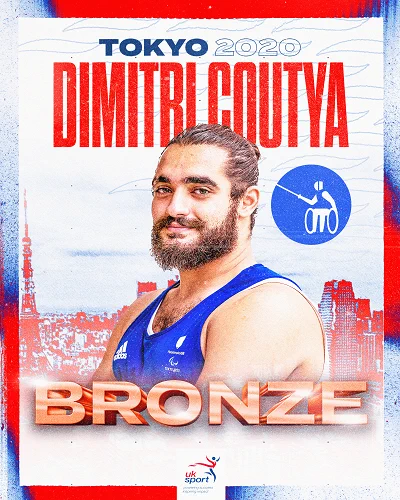 Dimitri Coutya wins bronze in wheelchair fencing for his fantastic performance in the men's Individual Épée - category B at Tokyo2020