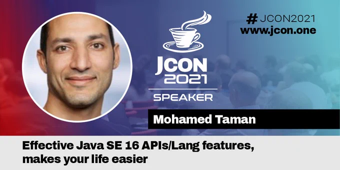 JCON 2021 Speaker Mohamed Taman