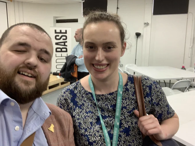Photo of me and Abby from Euan’s Guide