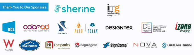 Thank you to all of our amazing 2019 SEGD Wayfinding & Placemaking Sponsors!