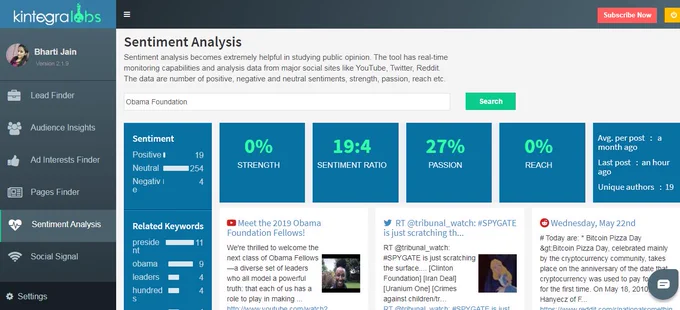 Social Media Sentiment Analysis 