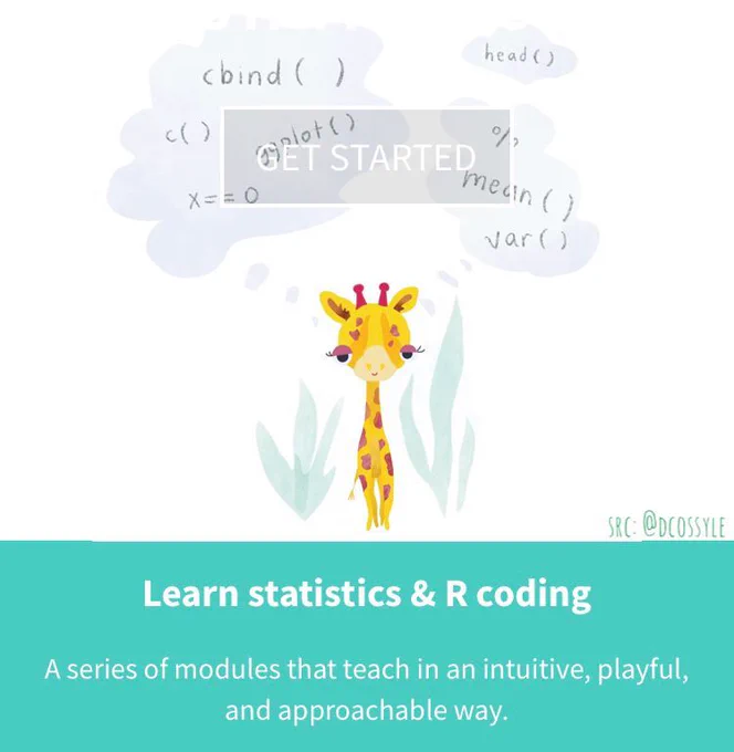 Learn statistics and R coding