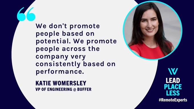 Leadplaceless Remote Expert Katie Womersley at Buffer
