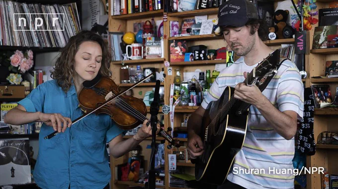 Mandolin Orange performs at the Tiny Desk.