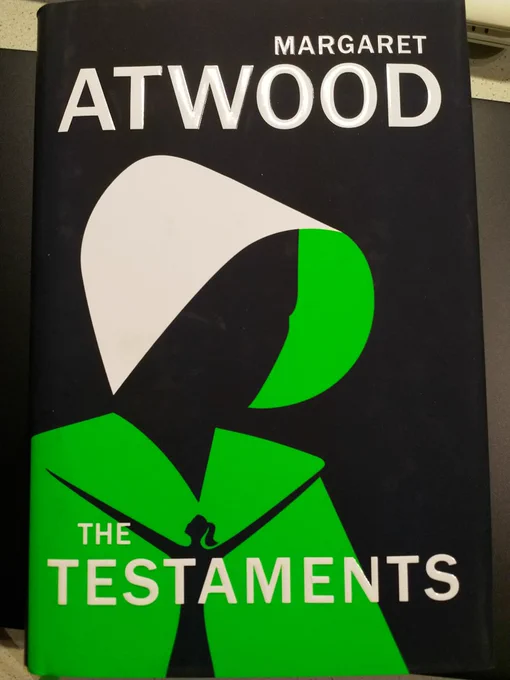 Cover of Margaret Atwood's THE TESTAMENTS