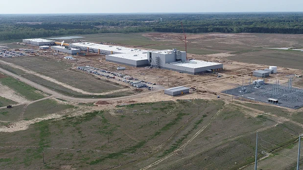 Site of the new Continental Tire plant in Hinds County, Mississippi. 