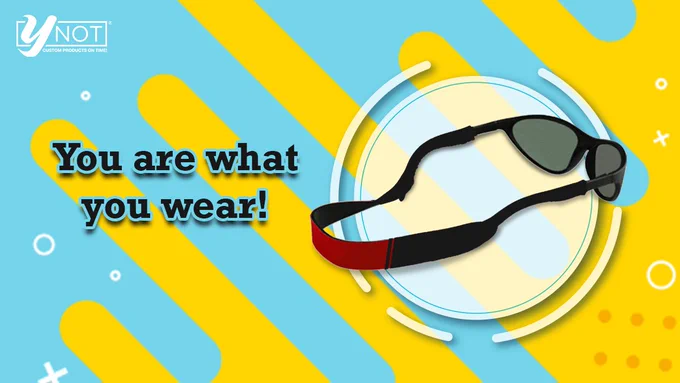 Red and Black sunglass strap