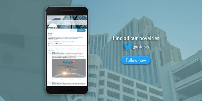 Follow Intesis account to be updated