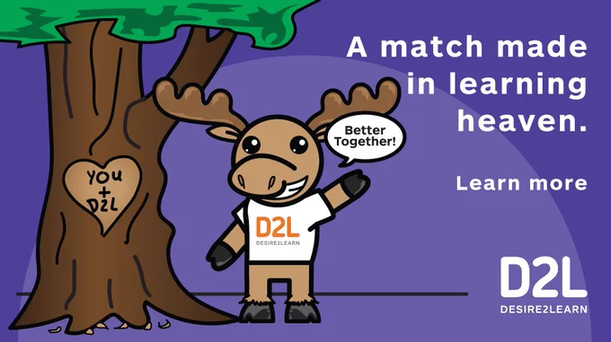 You D2L=Love. A match made in learning heaven 