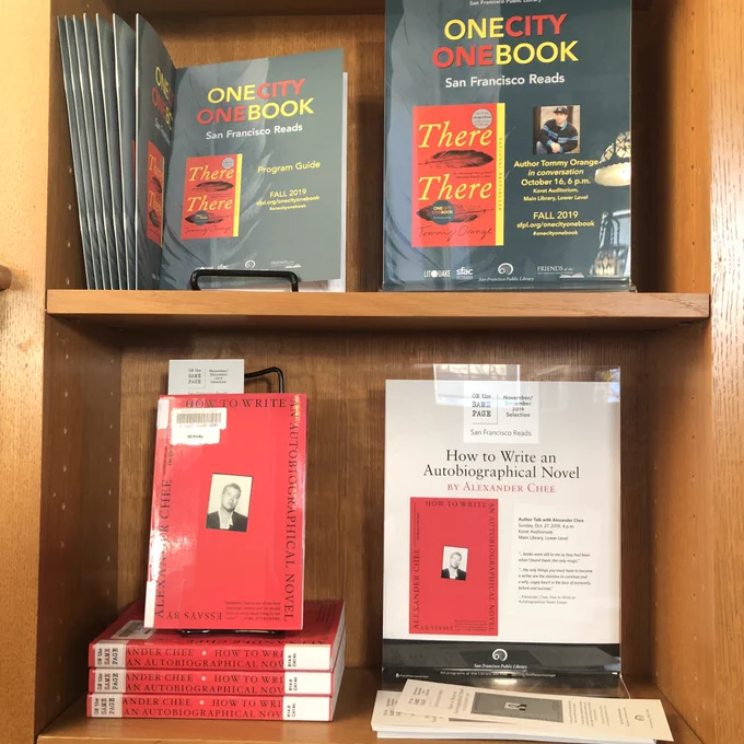 A display near the check out desk of There There & How to Write..