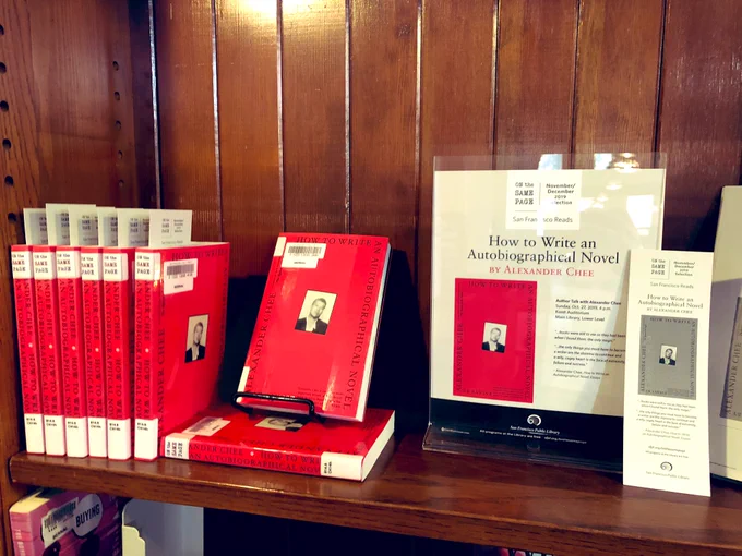 In the new books area at the Bernal branch
