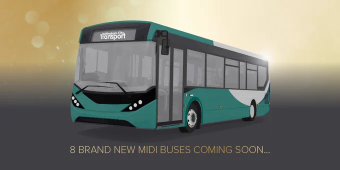 Brand new buses coming for the Bridgford Bus routes soon