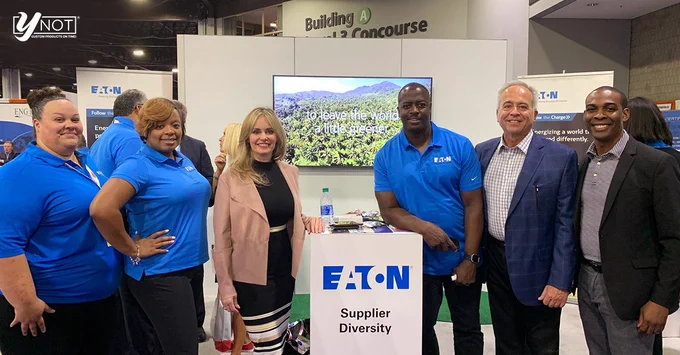 Joe McClain & Eaton team