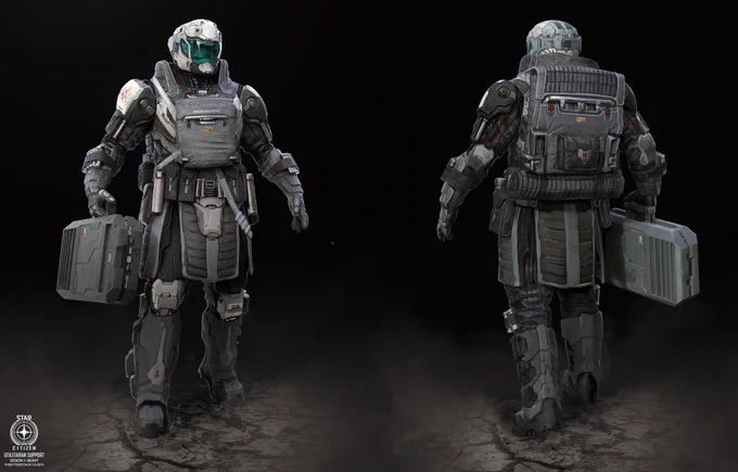 Un nouveau concept d'armure lourde plutôt stylé hein ?!