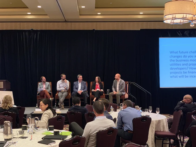 Ascend Summit 2019 panel 'Power Planning: Modern Complexities' with Mark Dyson - @mehdyson  (@RockyMtnInst), Pat O'Connell (@wradv), Angie Bond-Simpson (@SRPconnect), Daniel Steinberg - @dc_steinberg (@NREL) and Brent Nelson (@energyramblings)